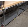 Image 1 : NEW 30" X 84" X 34" STAINLESS STEEL WORKTABLE W/