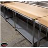 Image 2 : NEW 30" X 84" X 34" STAINLESS STEEL WORKTABLE W/