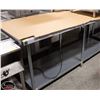 Image 1 : NEW 30" X 84" X 34" STAINLESS STEEL WORKTABLE W/