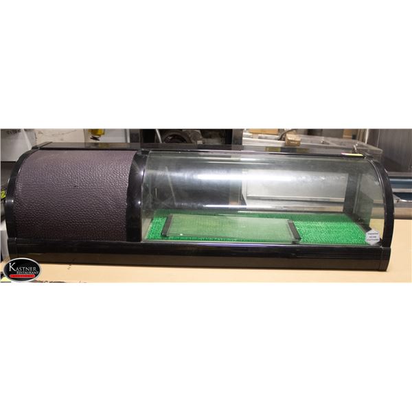 CURVED GLASS COUNTER TOP REFRIGERATED DISPLAY