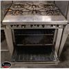 Image 2 : GARLAND 6 BURNER NATURAL GAS RANGE W/ OVEN