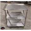 Image 1 : STAINLESS STEEL BUS CART 28" X 18" X 34"