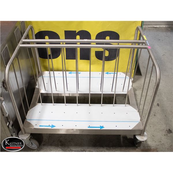 HUPFER PLATE CART ON CASTERS