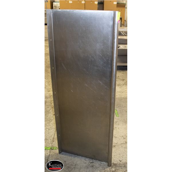 60" STAINLESS STEEL WALL MOUNT SHELF