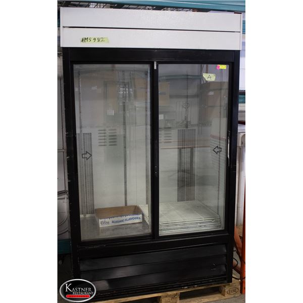 HABCO DOUBLE SLIDING GLASS DOOR COOLER