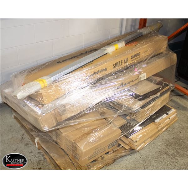 PALLET OF ASSORTED RESTAURANT SUPPLIES