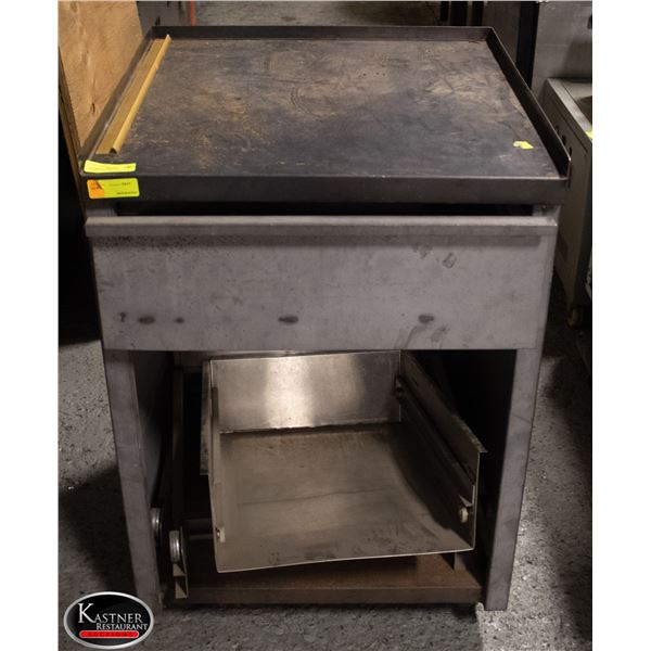 EQUIPOMENT STAND W/ CABINET SPACE