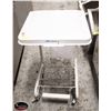 Image 1 : WHITE CLEANING BAG CART W/ FOOT ACTIVATED LID