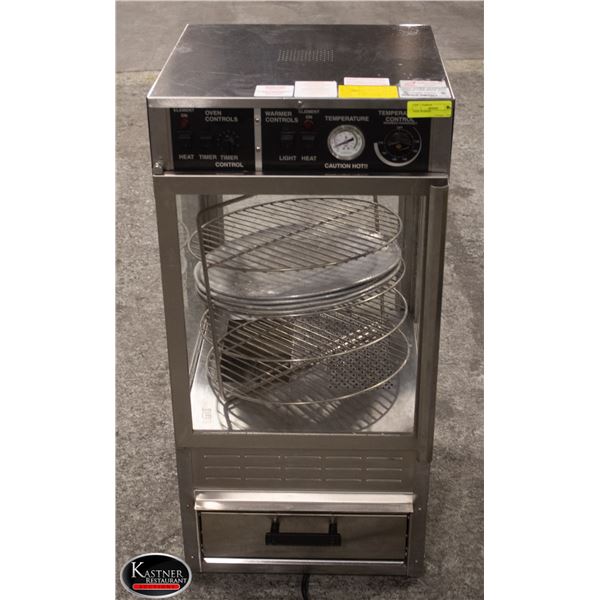 GOLD MEDAL ROTATING PIZZA WARMER