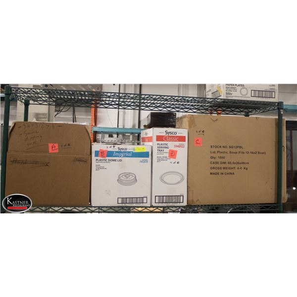 5  ASSORTED TAKEOUT ITEMS