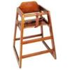 Image 1 : NEW WINCO MAHOGANY STACKING HIGH-CHAIR