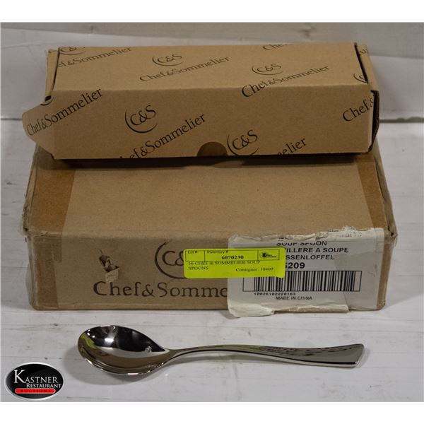 36 CHEF & SOMMELIER SOUP SPOONS