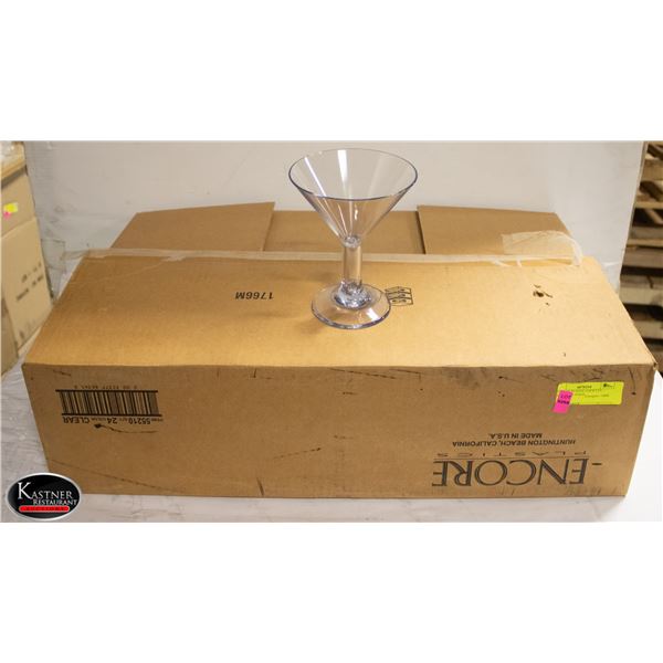 48 CELAR PLASTIC COCKTAIL / DESSERT GLASSES