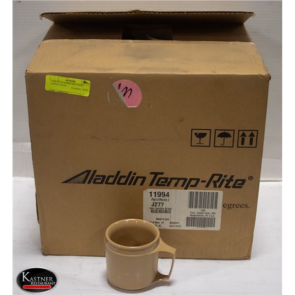 CASE OF ALADDIN MELAMINE COFFEE MUGS