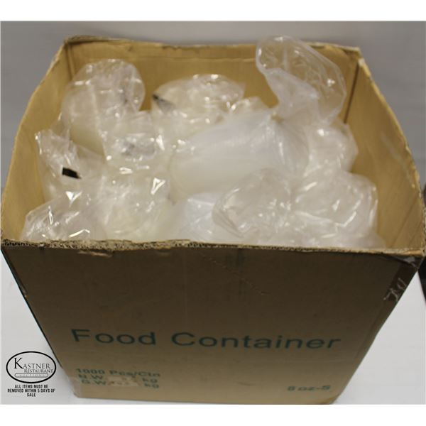 BOX OF ASSORTED TAKEOUT LIDS