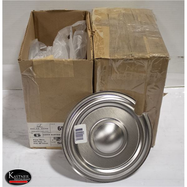 12 S/S COVER SLOTTED FOR 65 INSERT