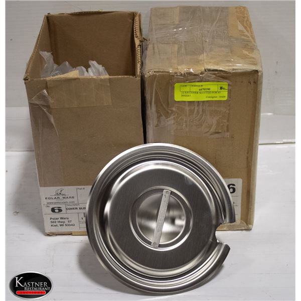 12 S/S COVER SLOTTED FOR 65 INSERT