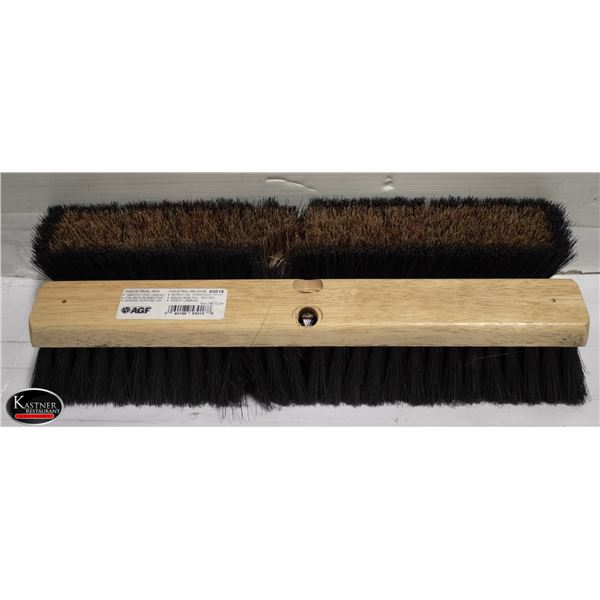 TWO 19" INDUSTRIAL BROOM HEADS