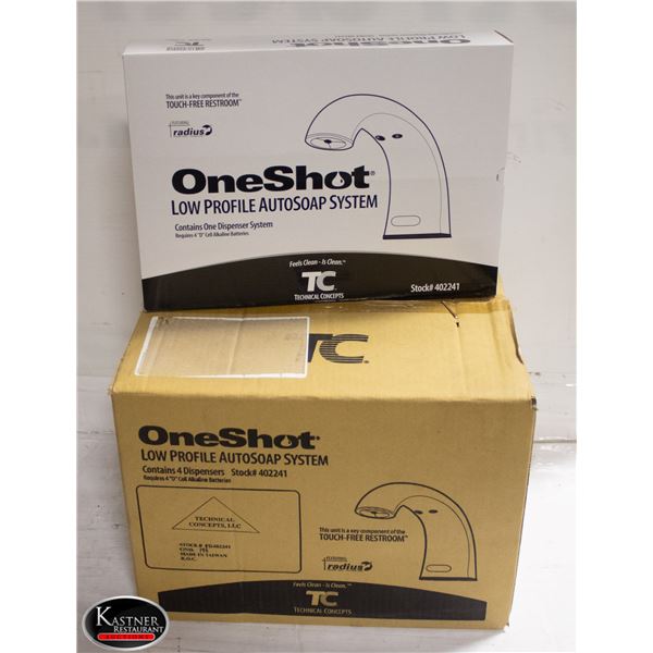 BOX OF 4 SHOT LOW PROFILE AUTO SOAP SYSTEM