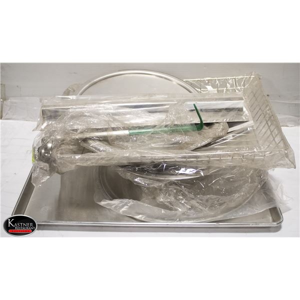 LOT OF ASSORTED RESTAURANT COOKING WARES