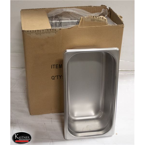 LOT OF 12 NEW 1/3 SS INSERTS