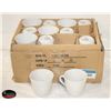 Image 1 : CASE OF 24 NEW JOHNSON ROSE WHITE CUPS