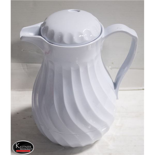 NEW WHITE 64OZ VOLLRATH SWIRL SERVE INSULATED
