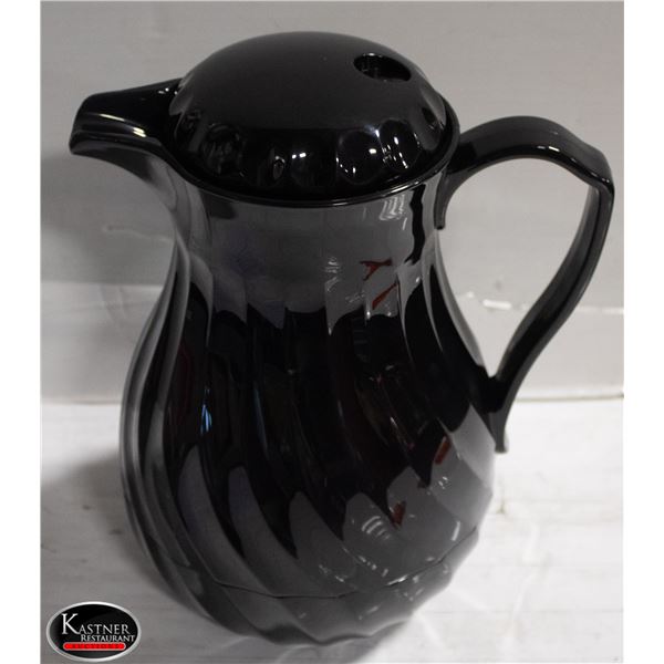 NEW BLACK 64OZ VOLLRATH SWIRL SERVE INSULATED