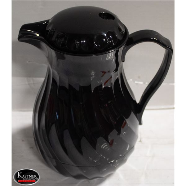 NEW BLACK 64OZ VOLLRATH SWIRL SERVE INSULATED