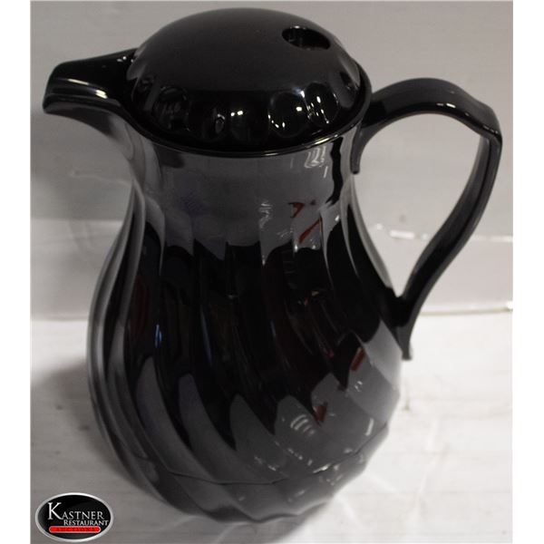 NEW BLACK 64OZ VOLLRATH SWIRL SERVE INSULATED