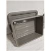 Image 3 : NEW 50LBS GREY DEEP MEAT TOTE W/ LID