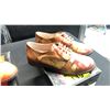 Image 2 : SIZE 8 SORCERY CASUAL ANKLE BOOTIES, CHEMIN DE FER GOLF SHOES, RUSSIAN RED WITH PIPING GOLF SHOES