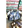Image 2 : ICON BLUE ABSTRACT PURSE, ICON BLUE ABSTRACT HANDBAG, ICON BLUE ABSTRACT HOBO BAG
