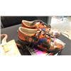 Image 2 : SIZE 9.5 EVERYDAY SORCERY GOLF SHOES, 3 MUSICIAN GOLF SHOES, ICON PINK ABSTRACT PURSE
