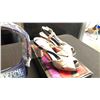 Image 2 : SIZE 6 NIGHT HIGH HEEL PEEP TOE SLINGBACK HEELS, ALMOND BRANCH CRISS CROSS SLINGBACK HEELS, ICON