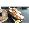 Image 2 : SIZE 8 SORCERY CASUAL ANKLE BOOTIES, RUSSIAN RED GOLF SHOES WITH PIPING AND GUSTAV KLIMT BAG