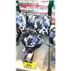Image 1 : BLUE ABSTRACT PURSE, SMALL BUCKET BAG AND CELL PHONE PURSE