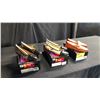 Image 1 : SIZE 9 OLIVE BALLET FLATS, NIGHT BALLET FLATS AND A RUSSIAN RED DRIVING MOCCASINS