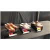 Image 1 : SIZE 9.5 RUSSIAN RED GOLF SHOES WITH PIPING, TREE LANE COWBOY MULES AND CHARGING HORSES COWBOY