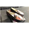 Image 2 : SIZE 6 EVERYDAY SORCERY DRIVING MOCCASINS, RUSSIAN RED LACE UP ANKLE BOOTIES, WATER SERPENTS