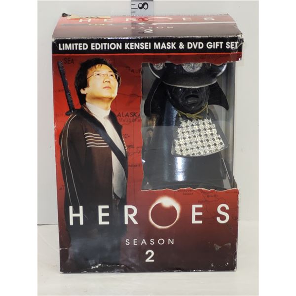 Heroes - Season 2 Limited Edition Kensei Mask & DVD Gift Set