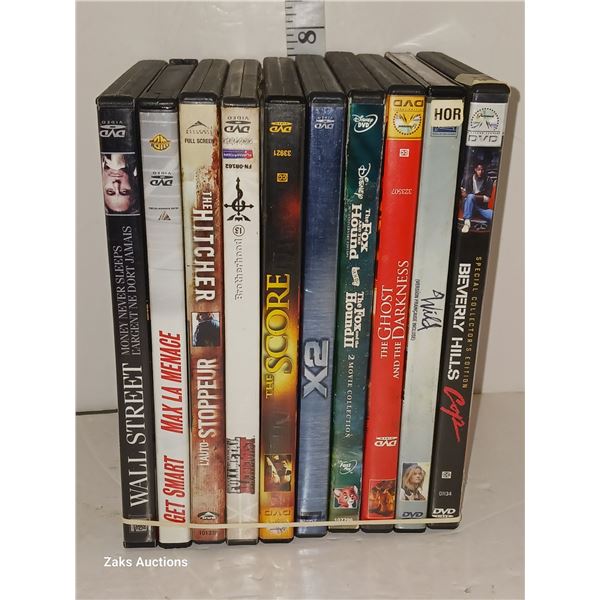 Lot of 10 DVDs
