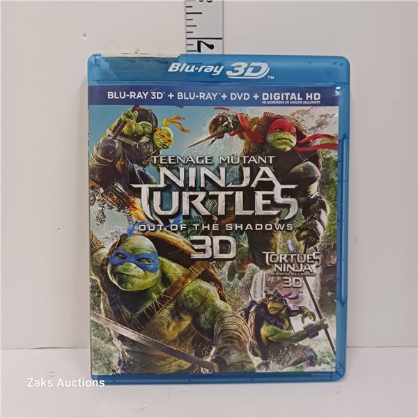 Blu-Ray - Teenage Mutant Ninja Turtles Out Of The Shadows 3D