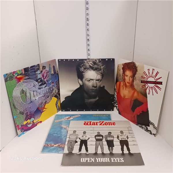 Lot of 5 Vinyl LP Records