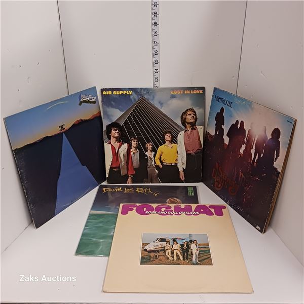 Lot of 5 Vinyl LP Records
