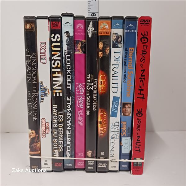 Lot of 10 DVDs