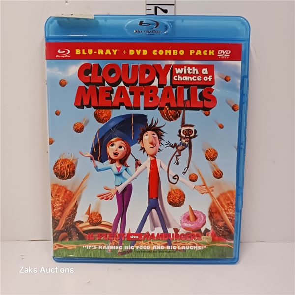 Blu-Ray - Cloudy with a chance of Meatballs