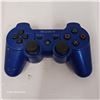 Image 1 : Sony PS3 Dual Schock Blue Controller - Model CECHZC2U