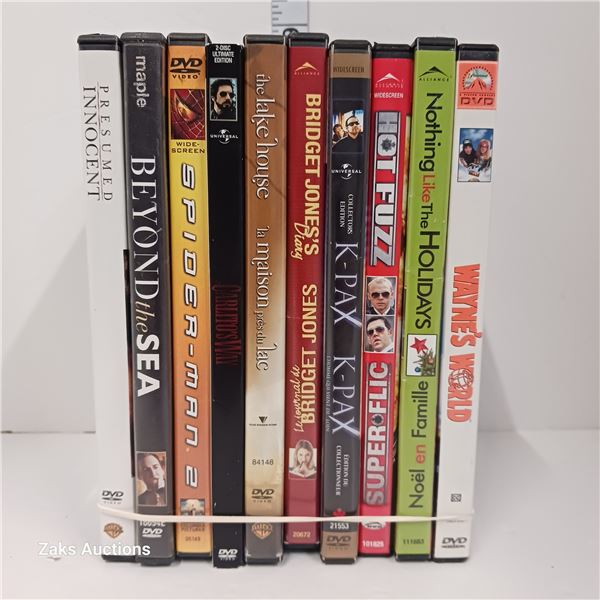 Lot of 10 DVDs