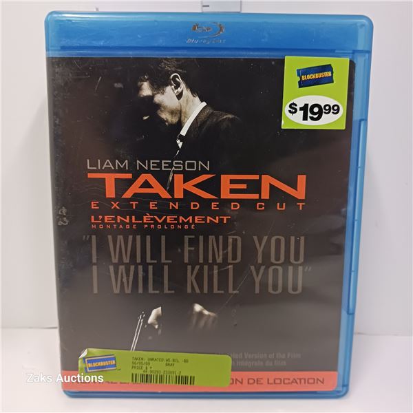 Blu-Ray - Taken Extended Cut